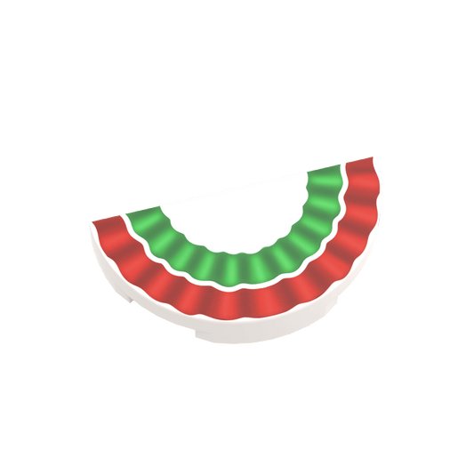 Christmas Bunting - Seasonal Decor - Custom Printed - Made Using LEGO® Parts