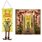 Christmas Door Hanging Flag Decor