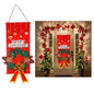 Christmas Door Hanging Flag Decor