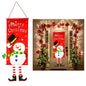 Christmas Door Hanging Flag Decor