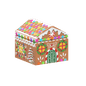 Gingerbread House - Christmas - Minifig Scale - Custom Printed  - Made Using LEGO® Parts