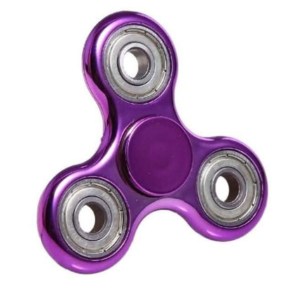 Chrome Tri Fidget Spinner - Assorted Colors