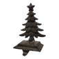 Iron Rustic Tree Stocking Holder - Brown