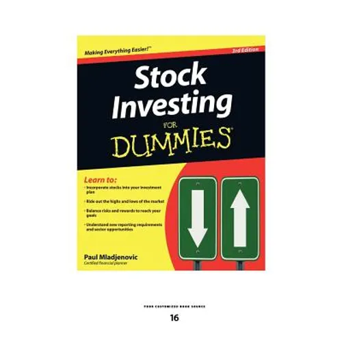 Stock Investing for Dummies (Large Print 16pt) - Paperback