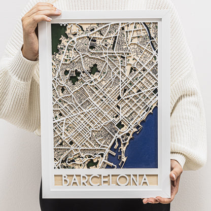 3D City Map Barcelona