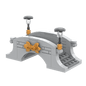 City Park Foot Bridge - Custom Brick Built Set - Made Using LEGO® Parts