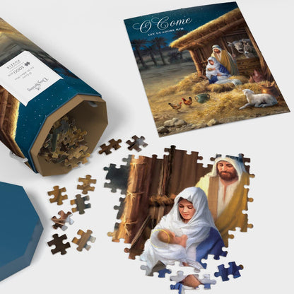 O Come Let Us Adore Him - Simon Treadwell - 1000 Piece Puzzle