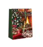 Traditional Small Gift Bag - Fireplace