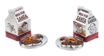 Milk and Cookies for Santa Charm