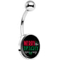 Christmas Merry Bright Belly Ring