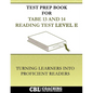 Test Prep Book For TABE 13 and 14 Reading Test Level E - Paperback