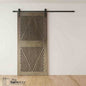 Diamond Pattern Pine Wood DIY Barn Door