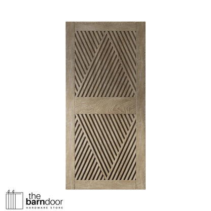 Diamond Pattern Pine Wood DIY Barn Door