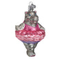 Twinkle Toes Hippopotamus Glass Ornament