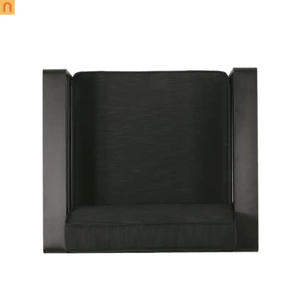 Outdoor Club Chair Aluminum Modern Dark Gray
