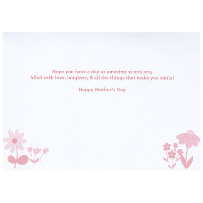 Floral MOM Lettering - Mother's Day Card