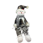 Animated  Snowman With Banner Shelf Sitter