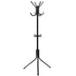 Coat & Hat Metal Rack Hanger Organizer Hooks with Stand