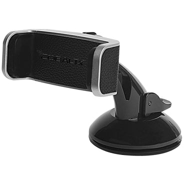 CobaltX Universal Windshield and Dash Mount With Leather Accent