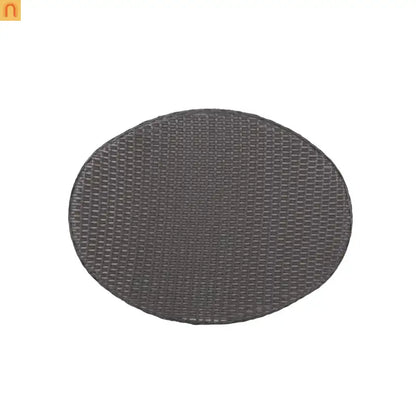 Outdoor Coffee Table Rectangular Rattan Gray 32.5x25in