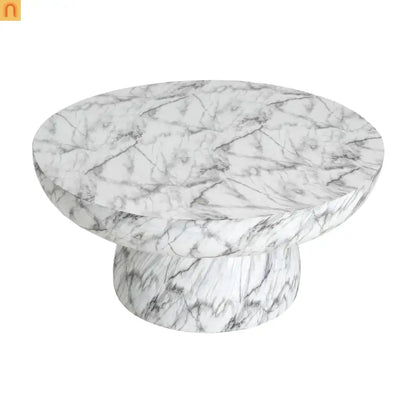 Outdoor Coffee Table Square MGO Faux Marble 27.5in