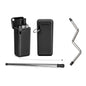 Collapsible, Portable, And Reusable Stainless Steel Drinking Straw With Case