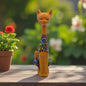 Colorful Talavera Cat Statue | Handmade Mexican Art