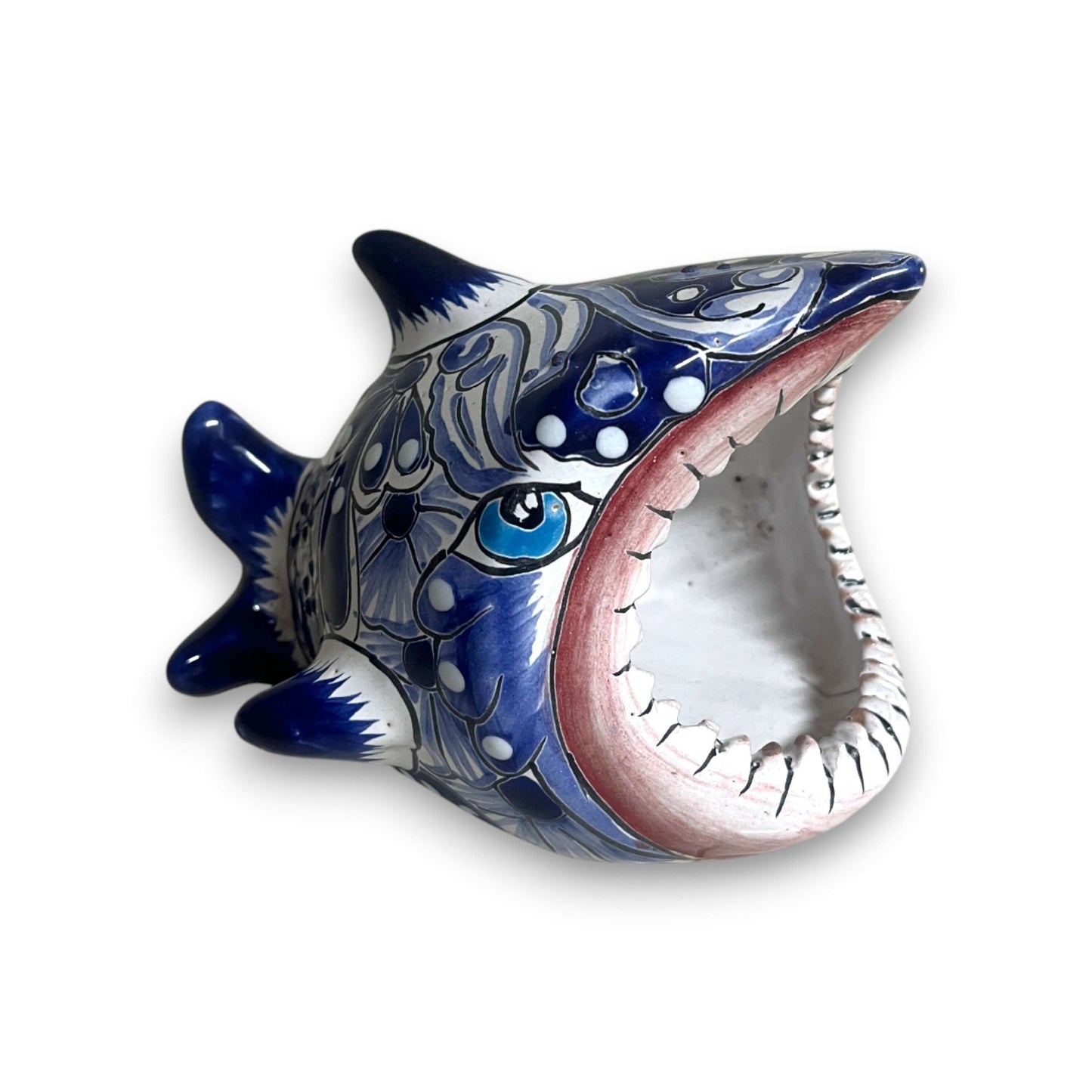 Colorful Talavera Shark Soap Dish | Handmade Ceramic Holder