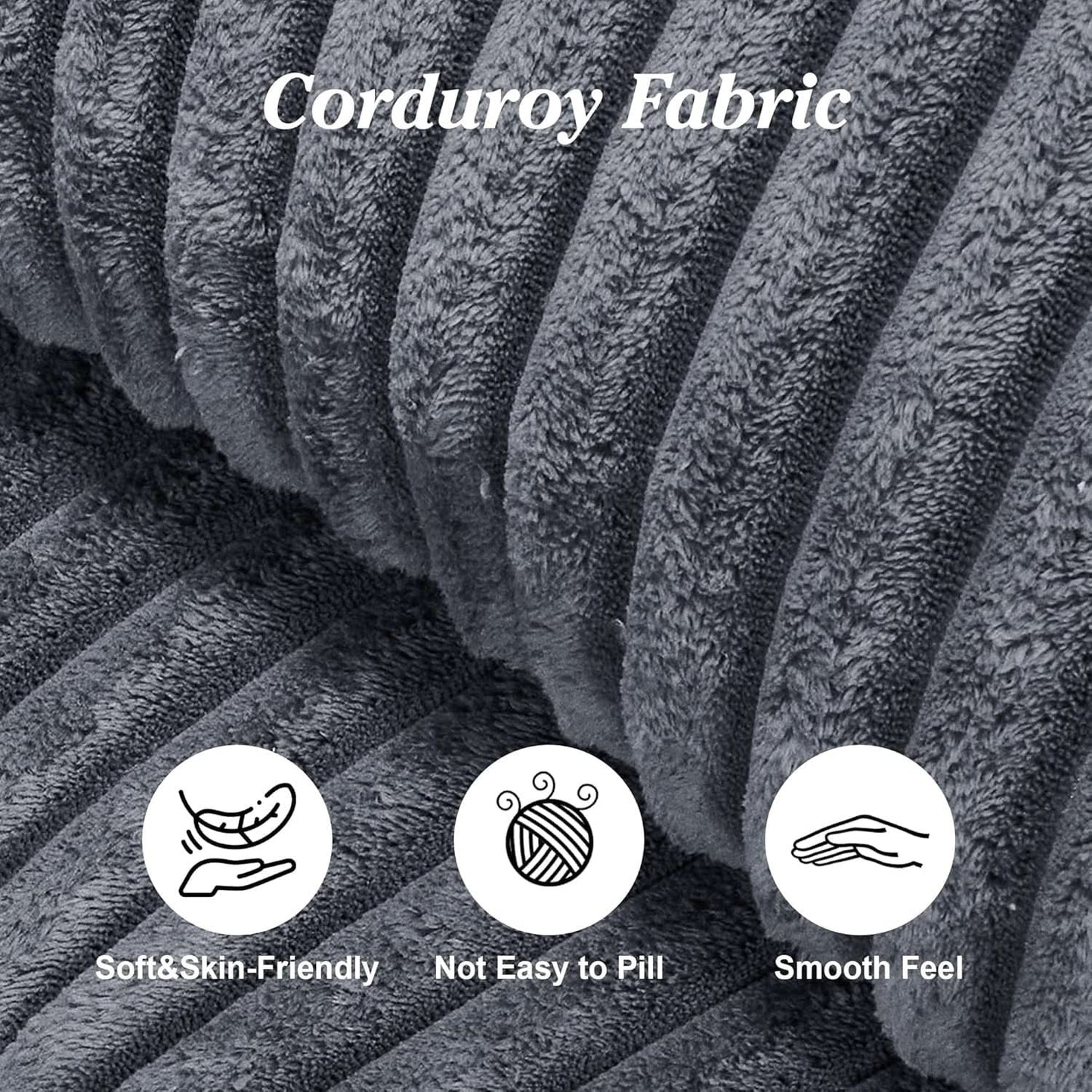 Comfy L Shaped Modular Memory Foam Sectional Sofa