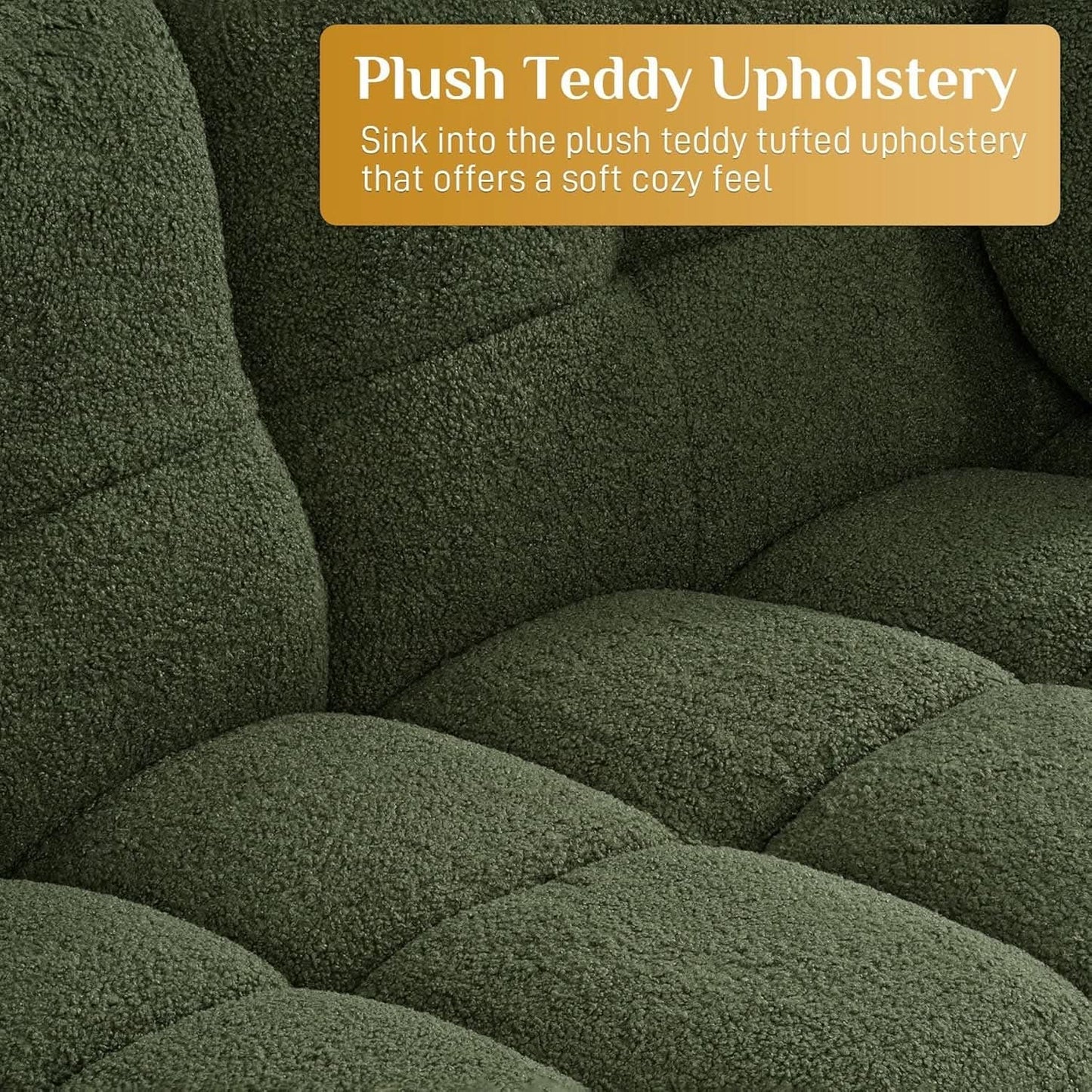 Comfy Oversized Boucle Cloud Sofa With Elegant Design