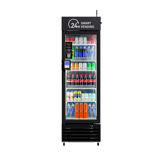 Commercial 252-Bottle AI-Powered Combo Refrigerated Vending Machine With Self-Checkout (SAK10538)