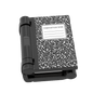 Composition Notebook - Custom Printed Minifig Scale - Made using LEGO® Parts