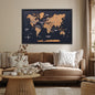 Cork Panel World Map