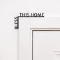 Wooden Corner Quote – Bless This Home