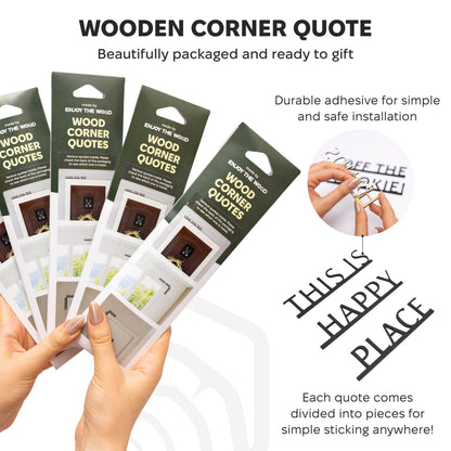 Wooden Corner Quote – Keep Calm, Flush On