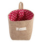 Cotton Linen Hanging Bag Home Gadget Storage Organizer