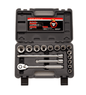 Cougar Pro Socket Wrench Set 1/2" Drive SAE 16 Pieces A41