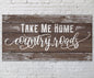 Country Roads - Canvas