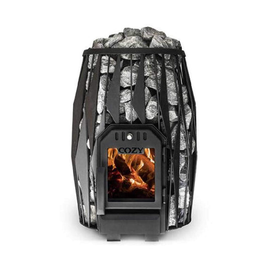 Cozy Heat OG Wood-Burning Sauna Stove With Sauna Stones [COZY OG] (SAK37298)