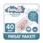 Paddlers Baby Changing Pads 40-Count: Soft Cottony Disposable Diaper Changing Mat for Hygienic Infant Care On-the-Go