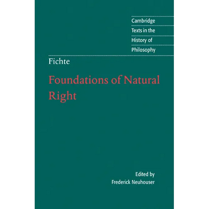 Foundations of Natural Right - Paperback