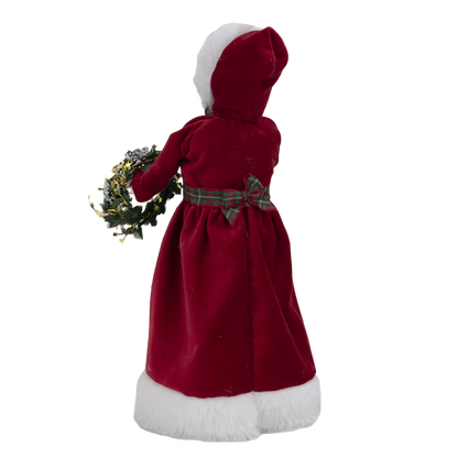 Red Velvet Mrs. Claus - 13 Inch