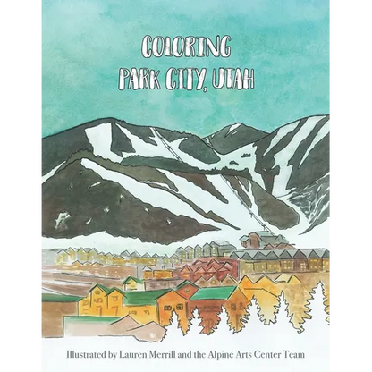 Coloring Park City, Utah - Paperback