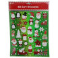 60 Count Peel and Stick Gift Tags - Santa / Penguin / Snowman