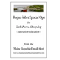 Rogue Sabre Special Ops: by Task-Force-Sheepdog - operation-education - - Paperback
