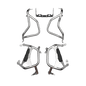 LOBOO Crash Bar for BMW R1300GS – 304 Stainless Steel Upper Protection Bar with Auxiliary Light Mount, Silver or Black Finish