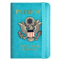 Creative Passport Holder Cover With 3D Metal Badge