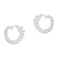 Crescent Moon Earrings Made With Crystals