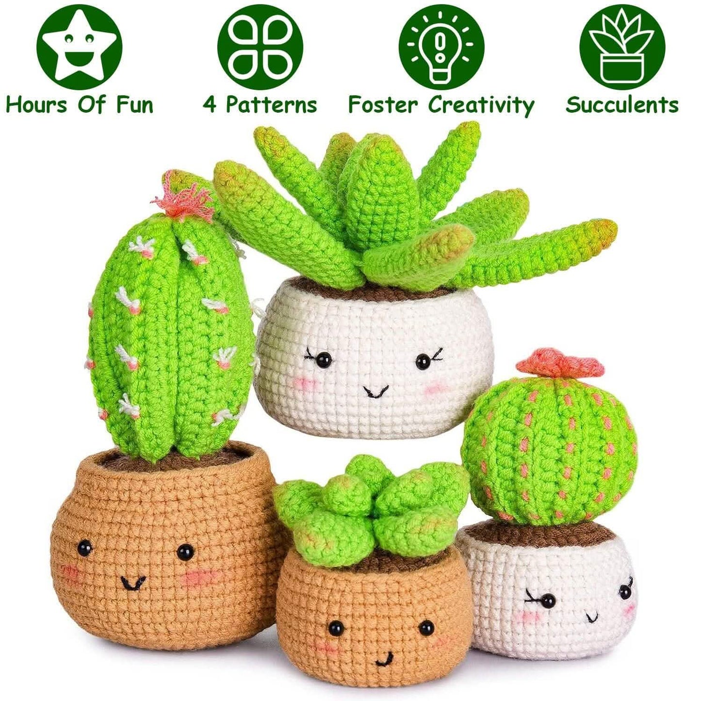 Crochet Kit for Beginners DIY Knitting Supplies
