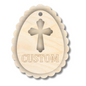 Unfinished Wood Layered Custom Name Easter Egg Gift Tags | 6 Options | 2 Piece | 4"-6" Tall | 1/8" Wood | Wood Craft DIY